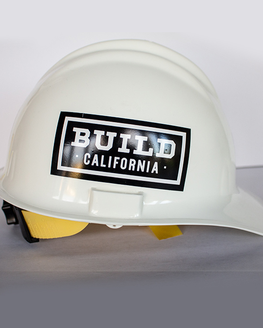 Build California Block Sticker (50 pack)