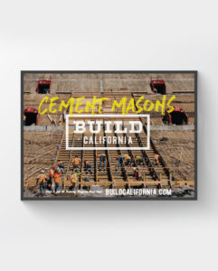 Build California Poster – Cement Mason (10 pack)